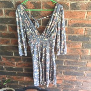 Free people low cut dress